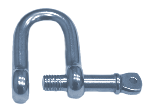 SHACKLE STRAIGHT "D " WITH CAPTIVE PIN