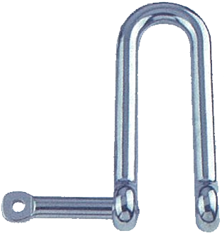 SHACKLE STRAIGHT "D" LONG TYPE WITH CAPTIVE PIN